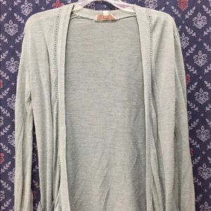 Simple light blue cardigan